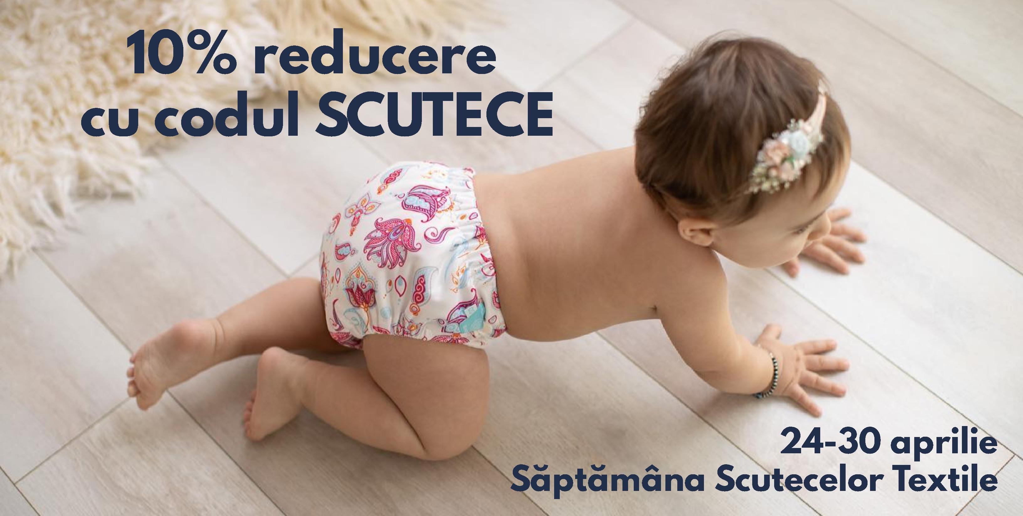 Concurs și reduceri de Săptămâna Scutecelor Textile